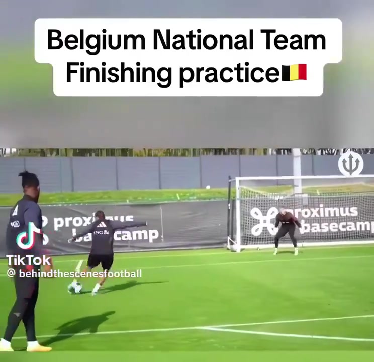 国外球迷：这就是比利时队的训练赛
